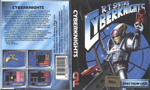 Cyberknights box art for ZX Spectrum